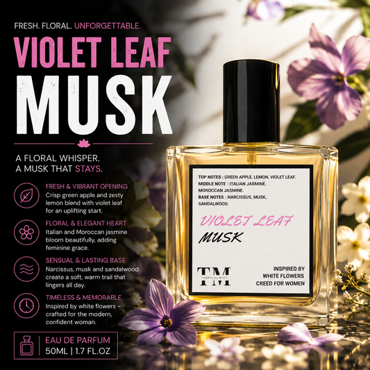 Violet leaf musk - Inspired by White Flowers Creed