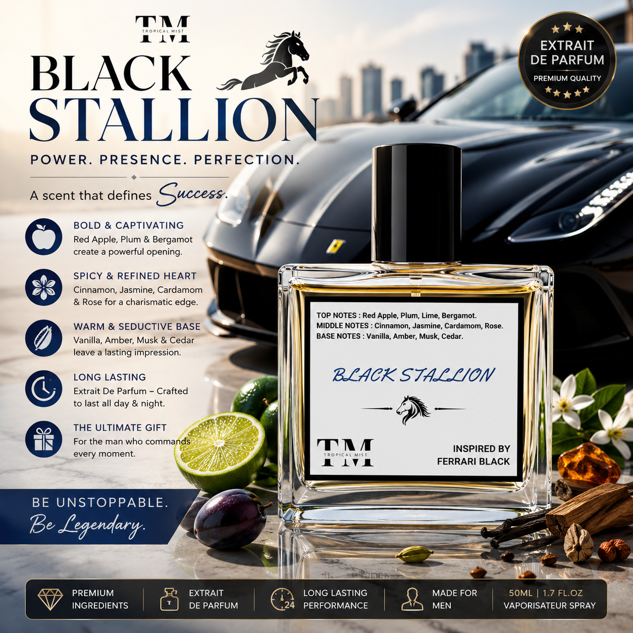Black Stallion - Inspired by Ferrari Black