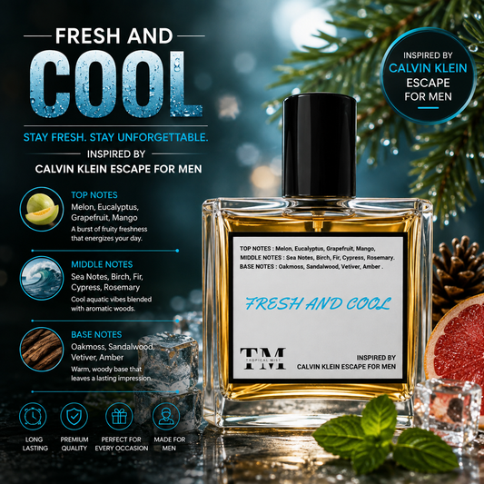 Fresh and Cool - Inspired by Escape For Men