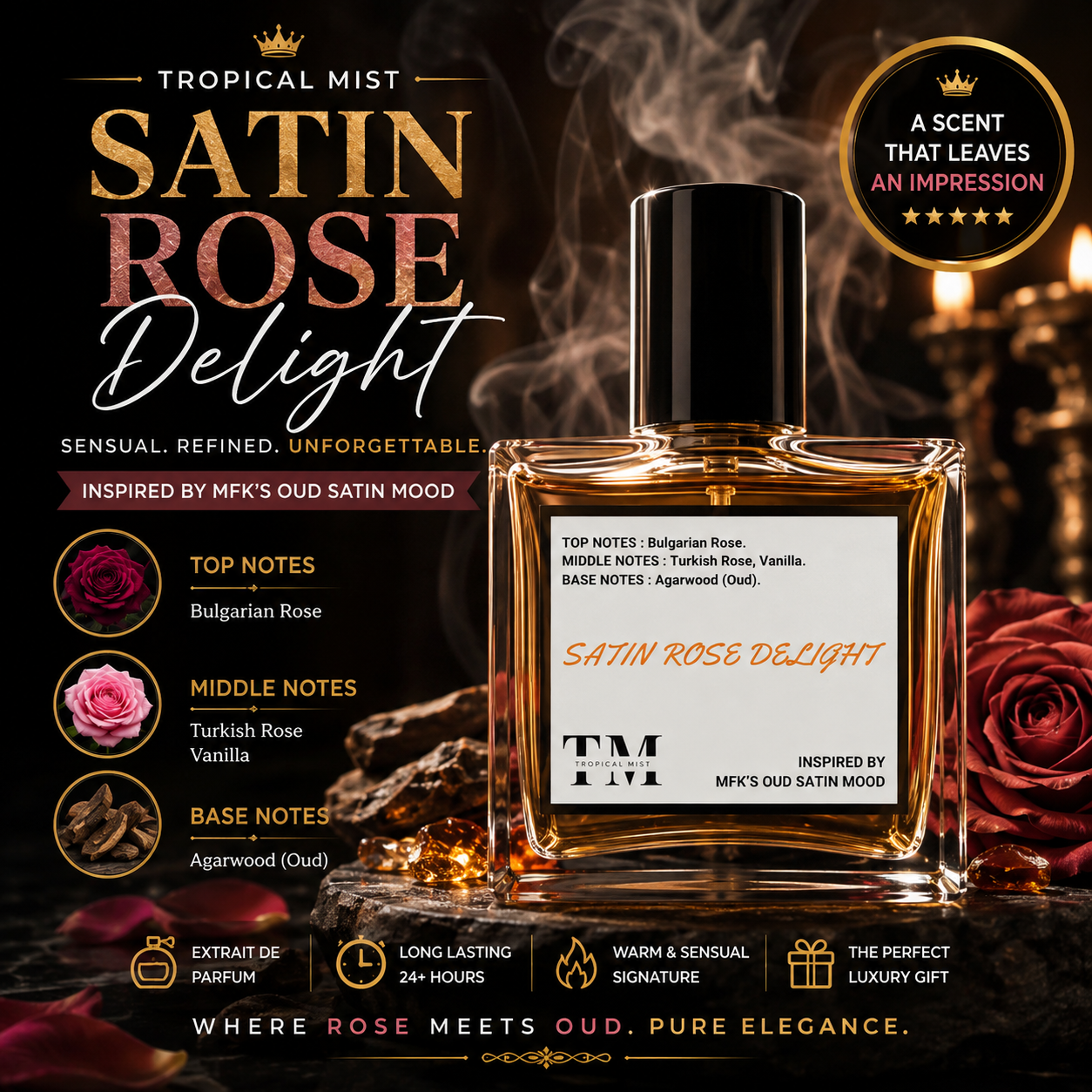 Satin rose relight - Inspired by Oud Satin Mood Mfk's