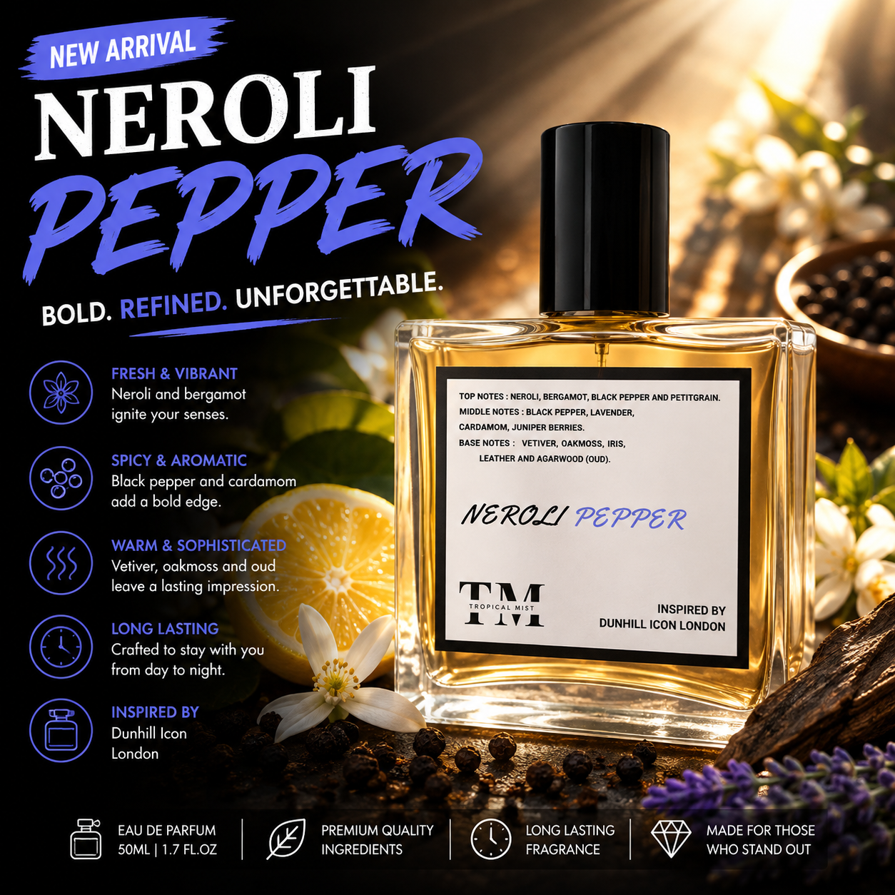 Neroli pepper - Inspired by dunhill icon london