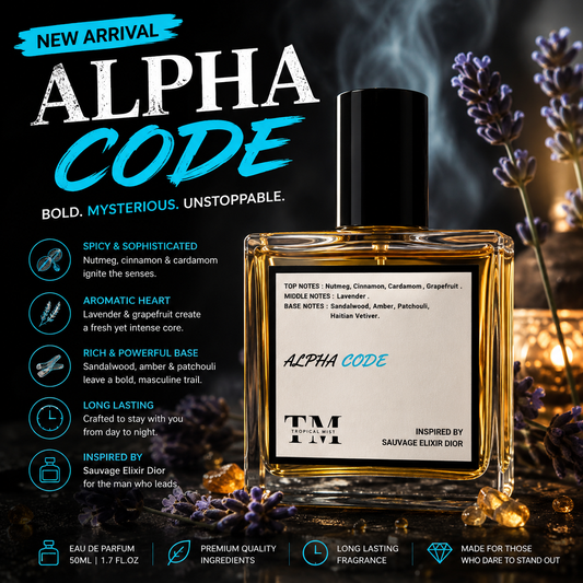 Alpha Code - Inspired by Sauvage Elixir Dior