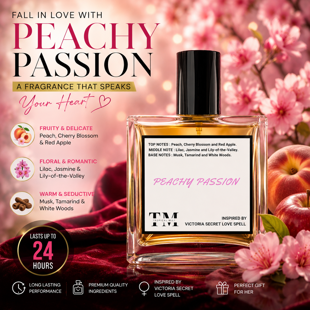 Peachy passion - Inspired by Love Spell