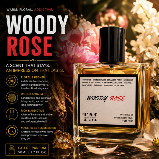 Woody rose - Inspired by White Patchouli Tom Ford