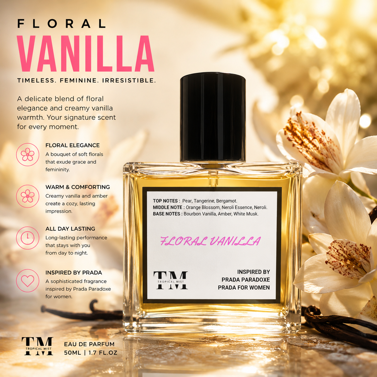 Floral vanilla - Inspired by Prada Paradoxe Prada