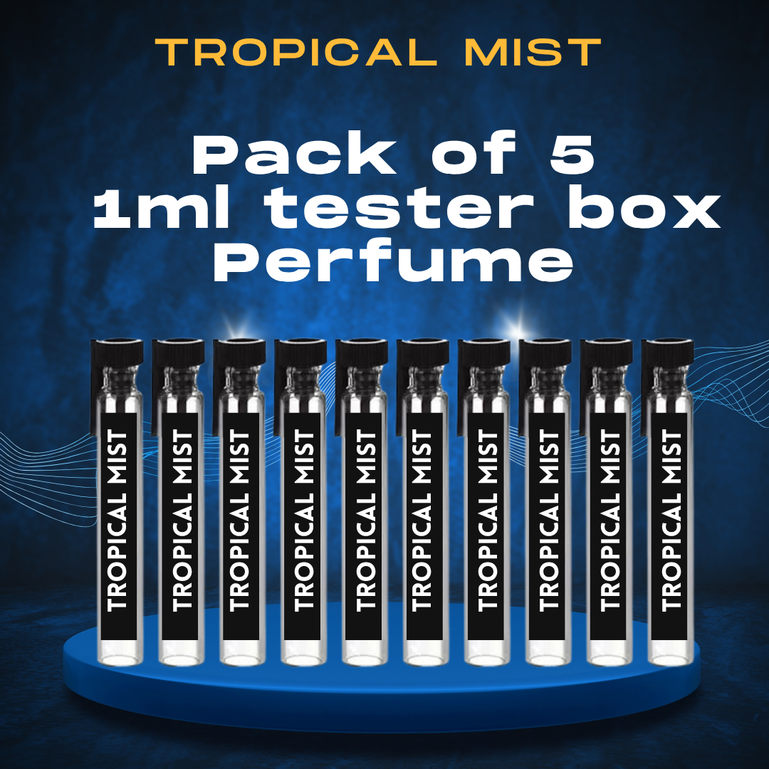 5 bottles 1ml each ( Non- Spray) Perfume.