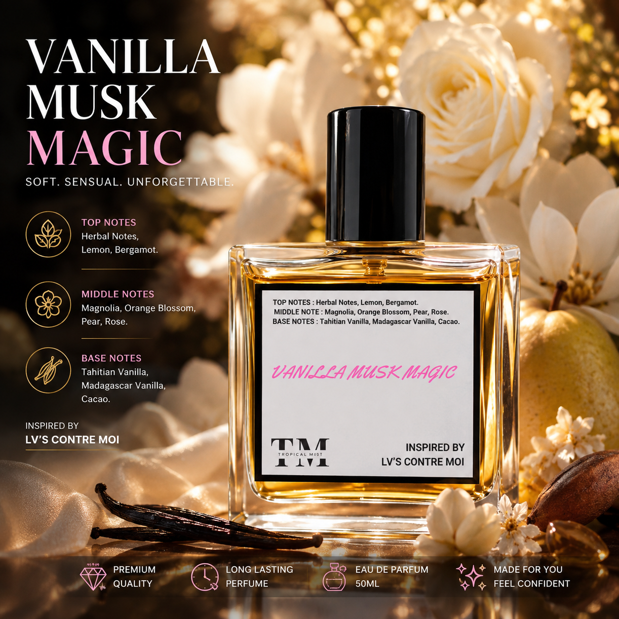 Vanilla musk - Inspired by Contre Moi