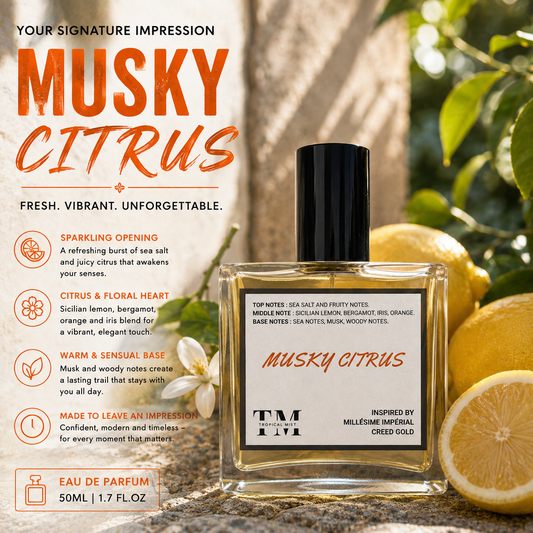 Musky citrus - Inspired by Millésime Impérial  Creed d Gold