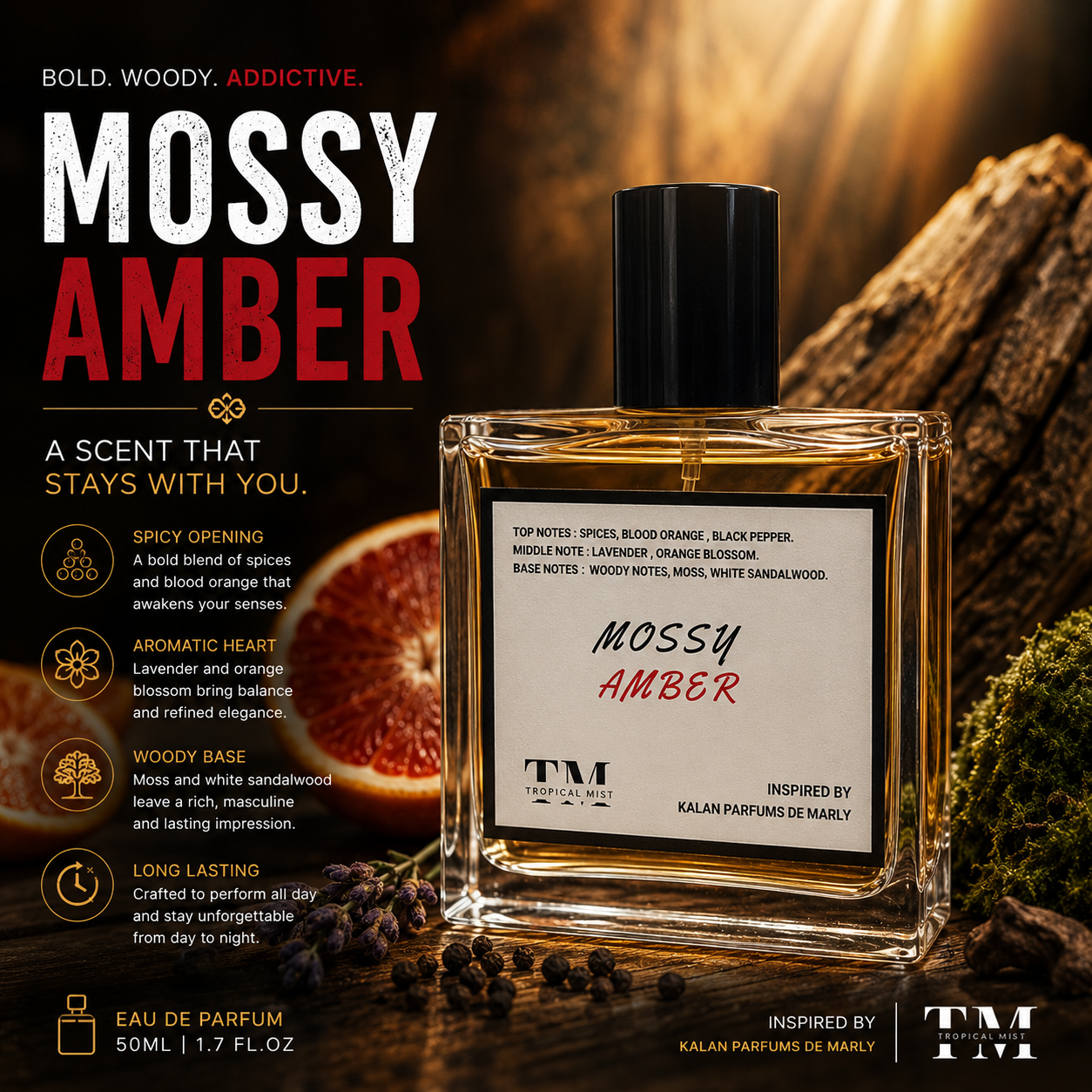Mossy amber - Inspired by Kalan Parfums de Marly