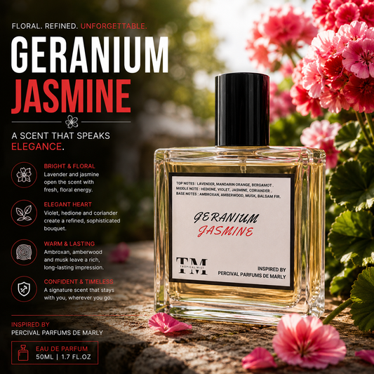 Geranium jasmine - Inspired by Percival Parfums de marly