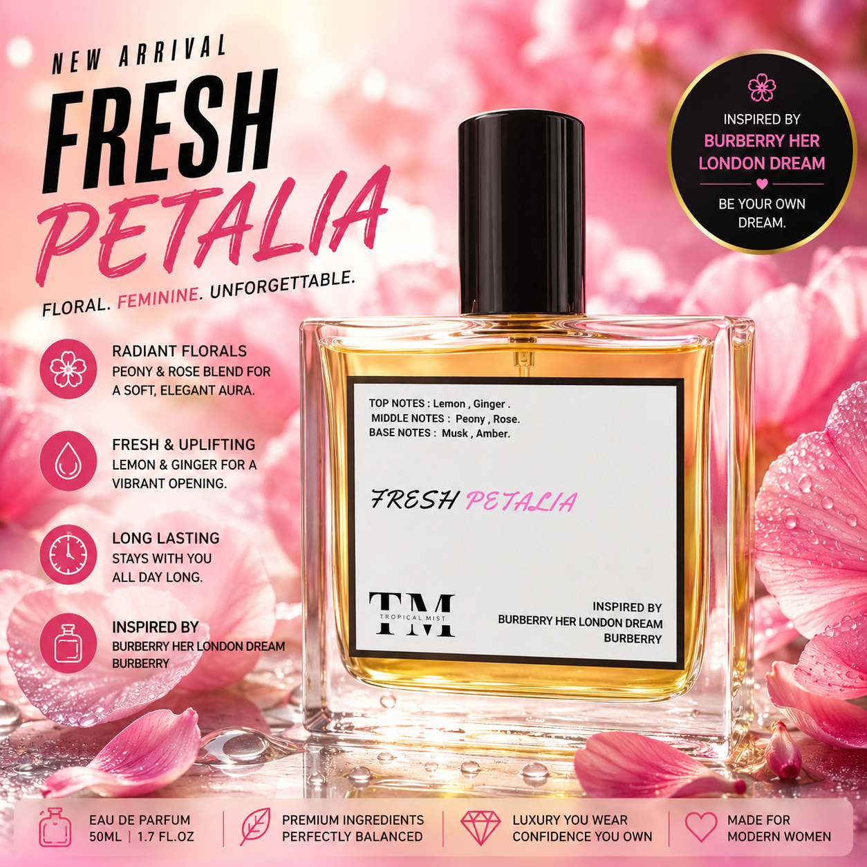 Fresh Petalia  - Inspired By Burberry Her London Dream Burberry