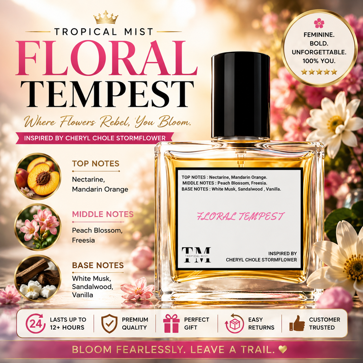 Floral tempest- Inspired by Storm Flower