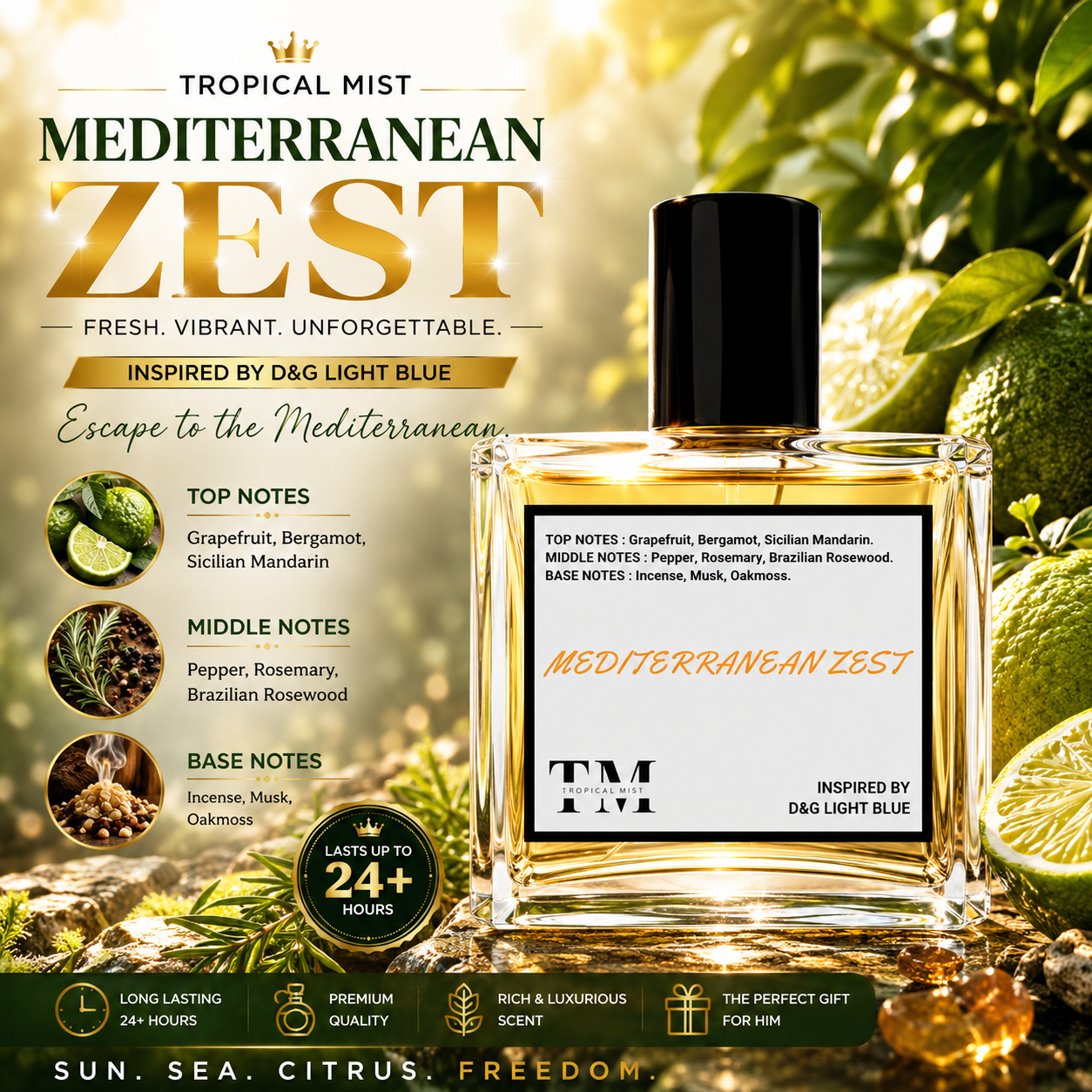 Mediterranean zest - Inspired by Light Blue