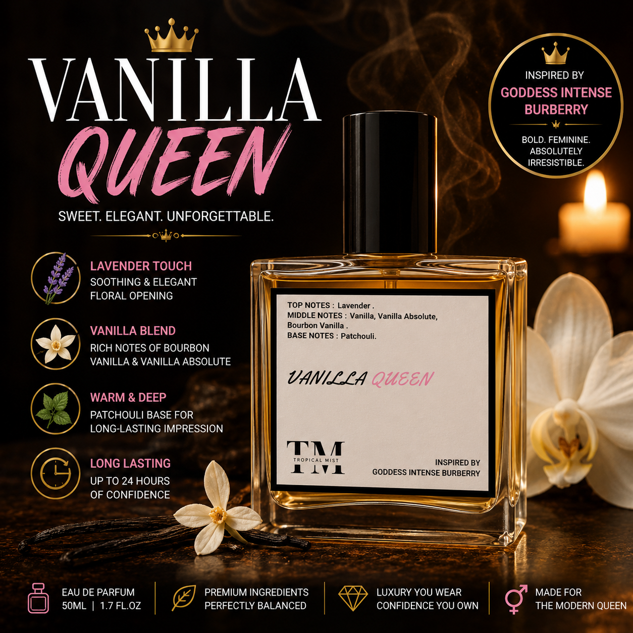 Vanilla Queen -  Inspired By Goddess Intense Burberry