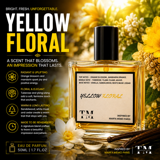 Yellow floral - Inspired by Marfa Memo Paris