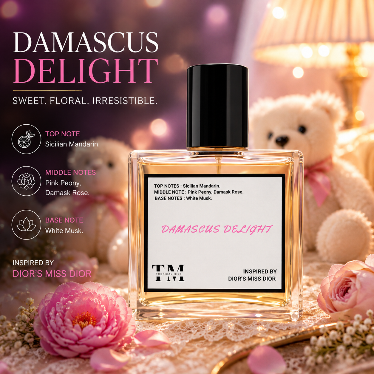 Damascus delight - Inspired by Miss Dior