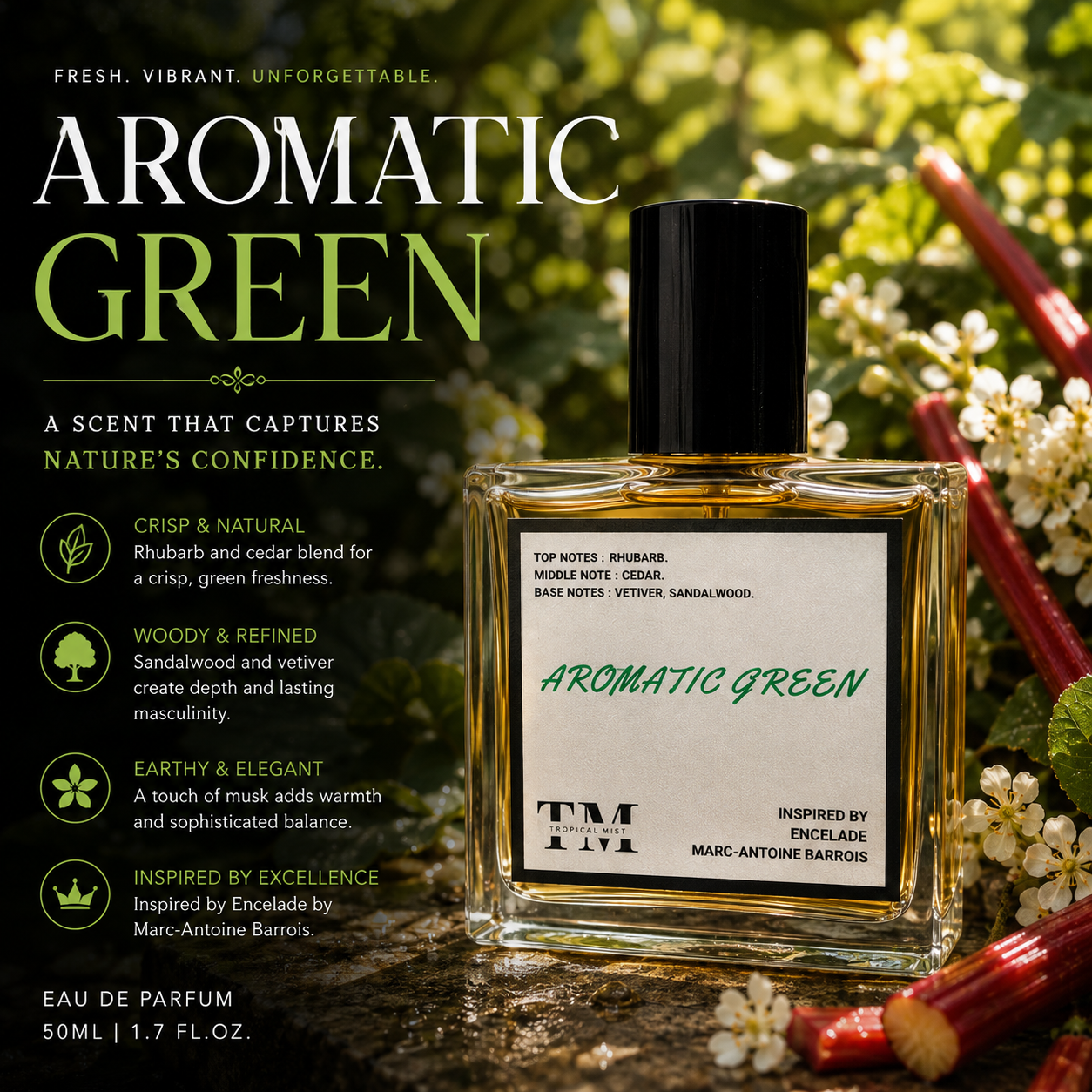 Aromatic green - Inspired by Encelade  Marc Antoine Barrois
