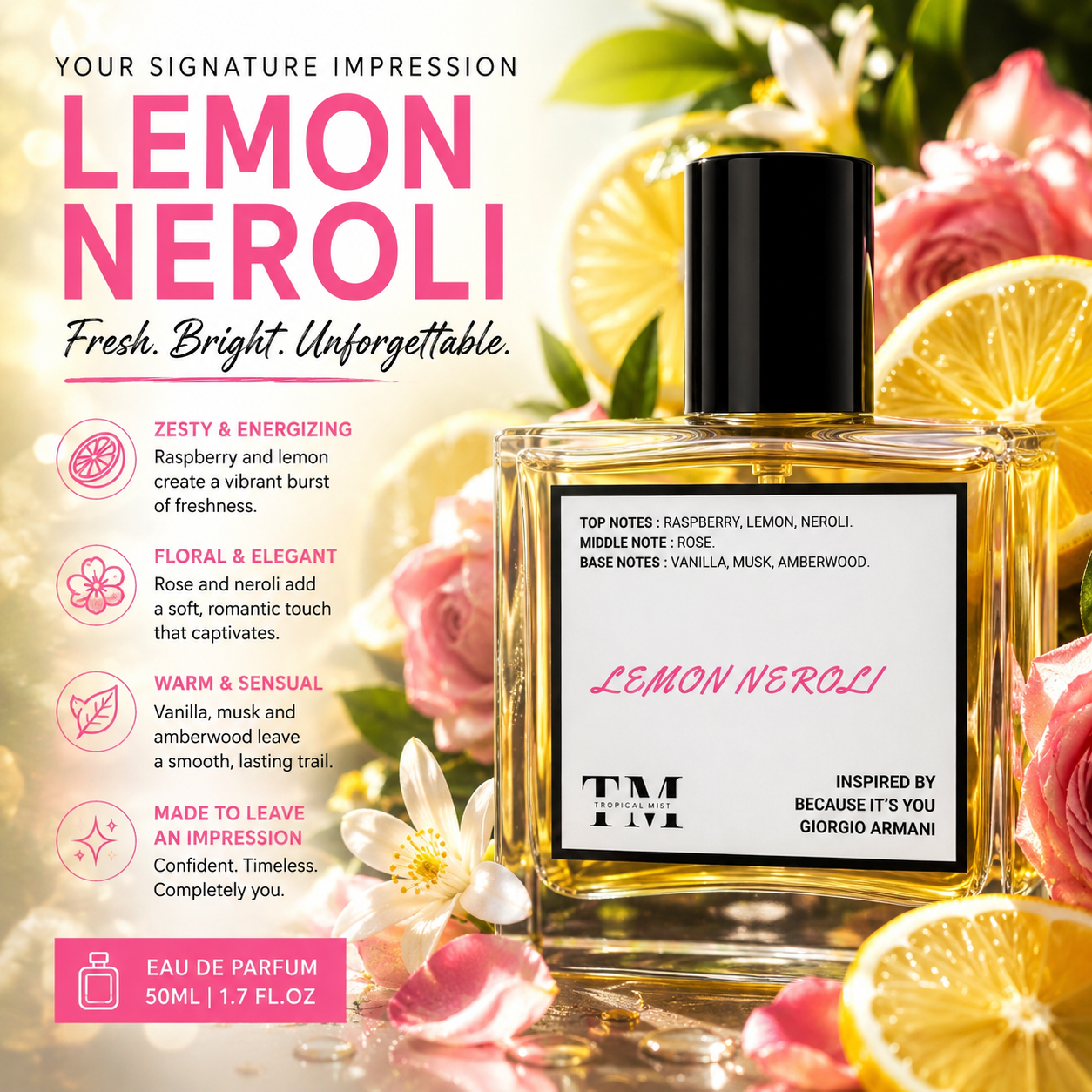 Lemon neroli - Inspired by Because Its You Armani